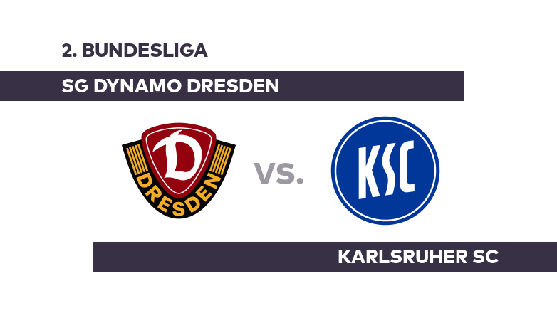 SG Dynamo Dresden - Karlsruher SC: Gelingt Dresden die Trendwende? - 2. Bundesliga