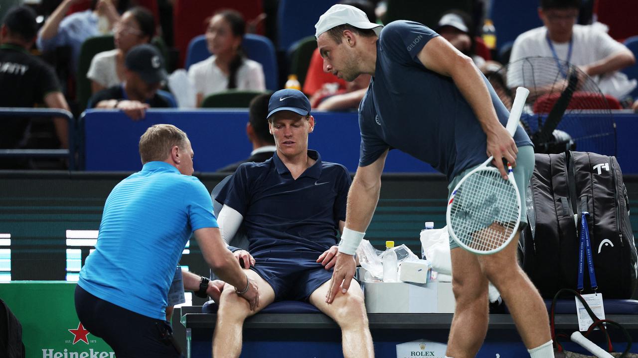 ATP-Masters: Verletzter Sinner gibt in Shanghai auf