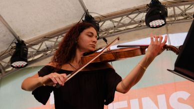 Sindy Mohamed zu Gast auf dem Parkfest © Gregor Baron