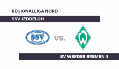 SSV Jeddeloh - SV Werder Bremen II: Souveräner Sieg über Bremen II - Regionalliga Nord