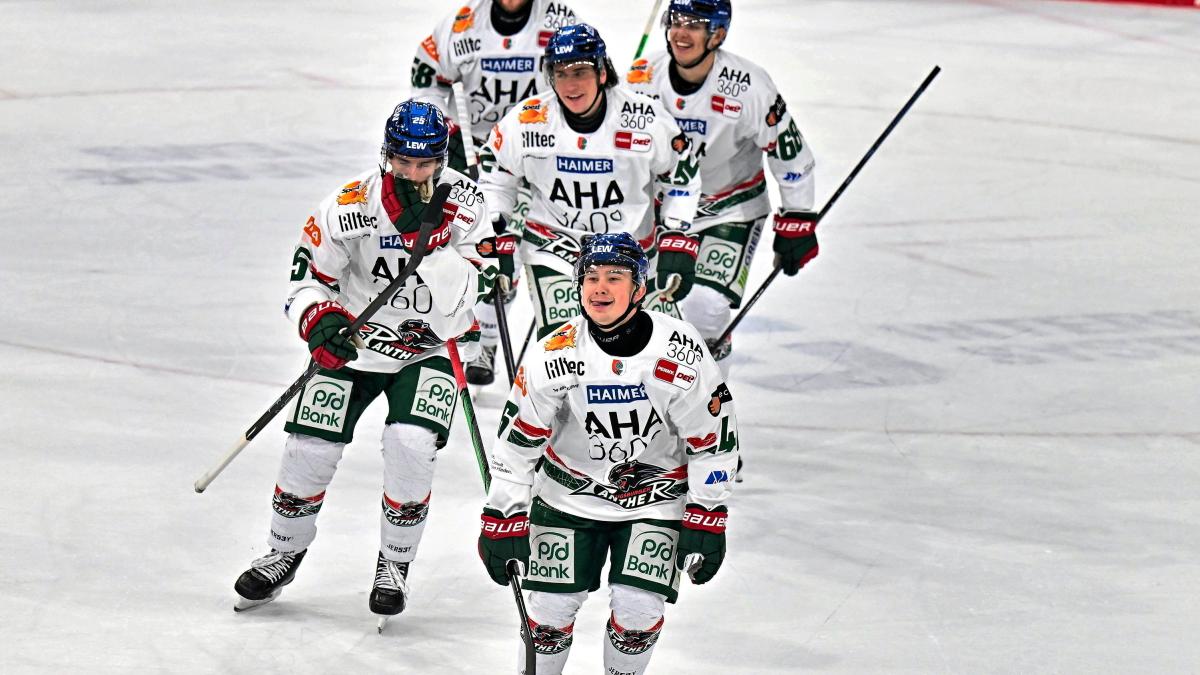 Augsburger Panther gewinnen mit 4:1 gegen Dresden