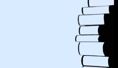 Stapel mit Büchern