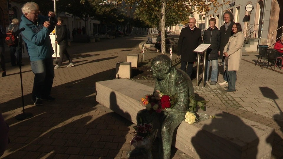 Chemnitz weiht Stele für Holocaust-Überlebenden Justin Sonder ein