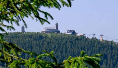 Stürmisches Wetter in Sachsen