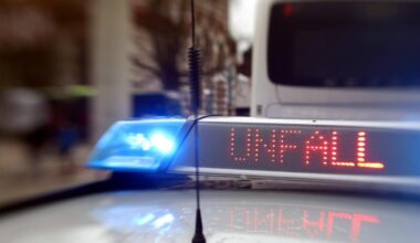 In Göggingen staut sich der Verkehr