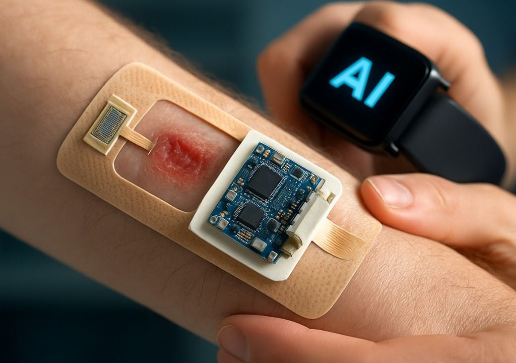 Das Gerät, bekannt als a-Heal, wurde von Wissenschaftlern der University of California entwickelt und ist im Grunde ein High-Tech-Upgrade zum alltäglichen Pflaster