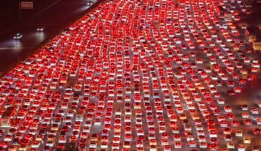 Bilder zeigen gigantischen Stau in China zum Ferienende