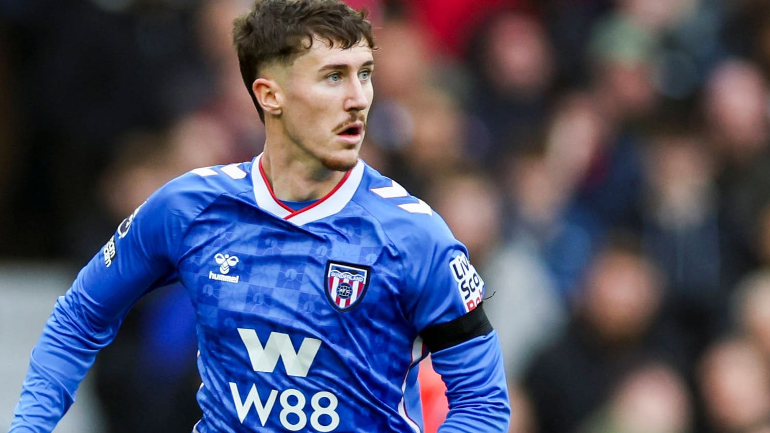 Trai Hume im Trikot von Sunderland: Er traf für sein Land. Trai Hume im Trikot von Sunderland: Er traf für sein Land.