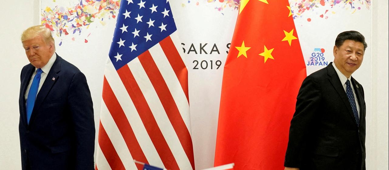 US-Präsident Trump und der chinesische Präsident Xi (Archivbild).  | REUTERS US-Präsident Trump und der chinesische Präsident Xi (Archivbild).