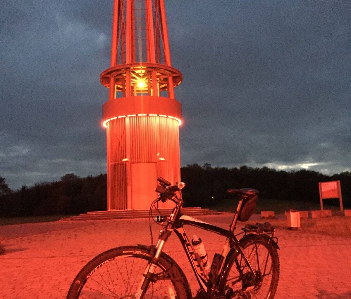 Grubenlampe auf der Halde Rheinpreußen strahlt wieder