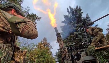 Ukraine-Krieg: Russischer Mörser feuert