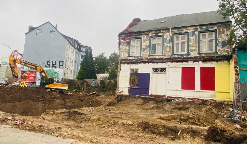 Sternbrücke in Hamburg: Geheimnisvolles Haus aufgetaucht