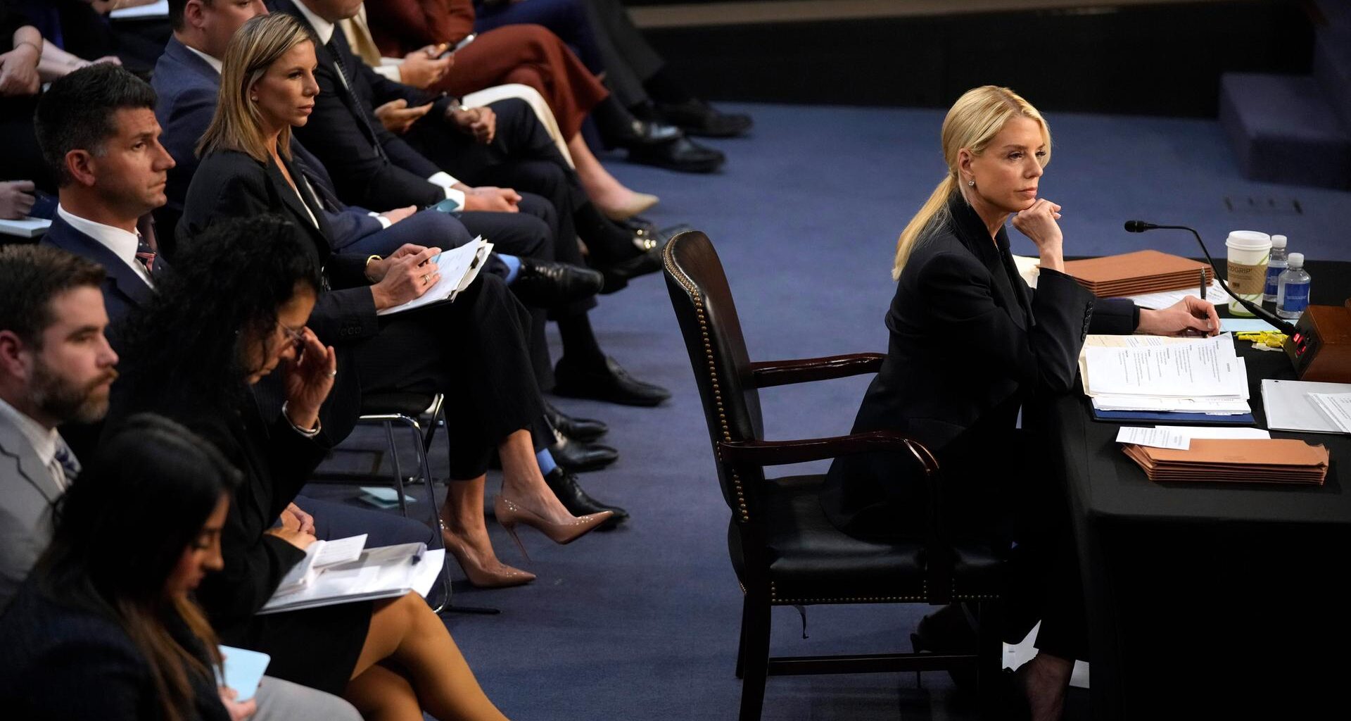 US-Justizministerin Pam Bondi im Senatsausschusses für Justiz im Kapitol