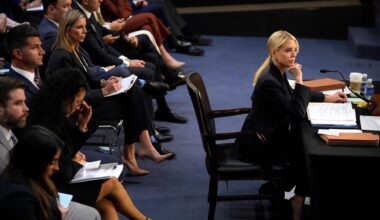 US-Justizministerin Pam Bondi im Senatsausschusses für Justiz im Kapitol