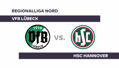 VfB Lübeck - HSC Hannover: Befreiungsschlag bei Hannover - Regionalliga Nord