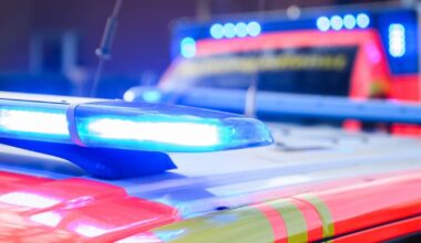L418 in Richtung A46 nach Unfall gesperrt