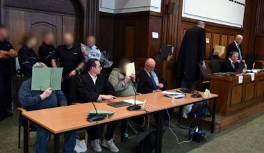 Prozess gegen fünf Angeklagte am Landgericht Mönchengladbach