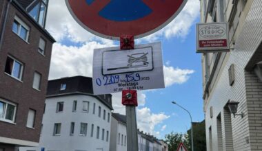 Anwohner verärgert über kurzfristige Halteverbote