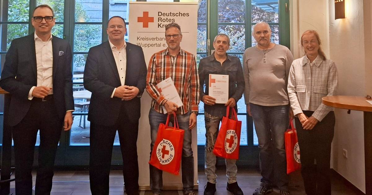 Ehrung in Wuppertal für lebensrettende Blutspenden
