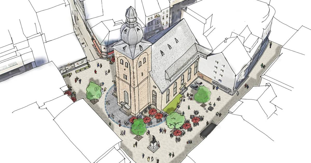 Ab 2028 soll es auf dem Wuppertaler Kirchplatz mehr Raum und mehr Grün geben