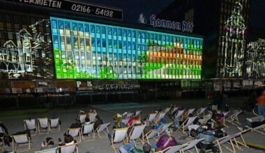 So ist die Kunstinstallation von Leon Löwentraut am Haus Westland