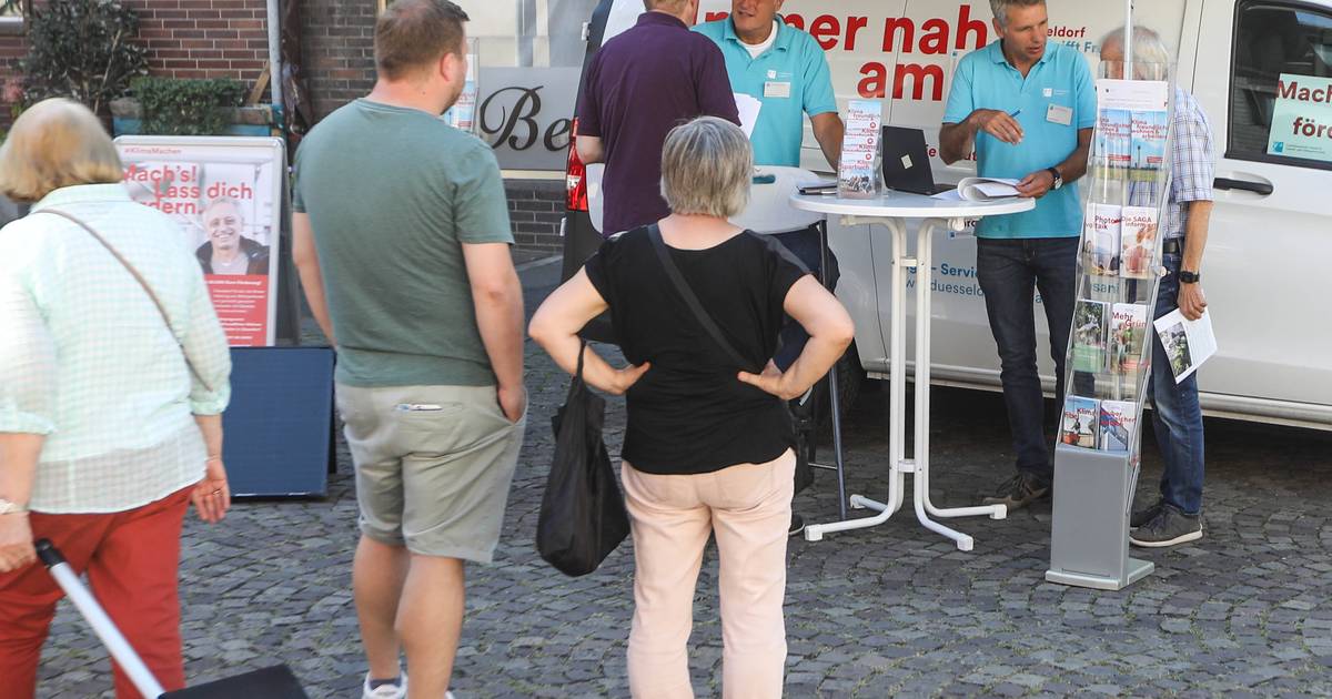 Klimamobil macht vor Winterpause Station in Benrath