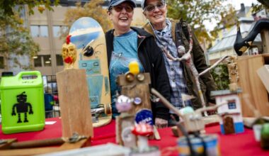 Künstlermarkt verwandelte den Gertrudisplatz in eine Freiluftgalerie 