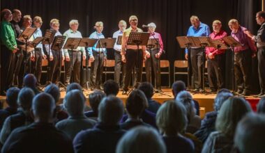 Chor aus Willich singt in Eupen für Silberhochzeitspaare