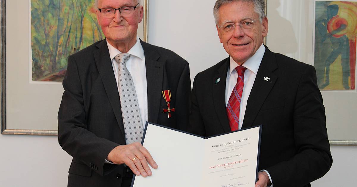 Karl-Heinz Ehms aus Jüchen erhält Bundesverdienstkreuz