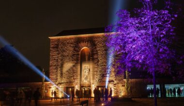 Illumina zu Allerheiligen auf dem Friedhof