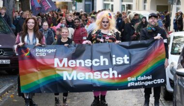 Erster Christopher Street Day in der Innenstadt