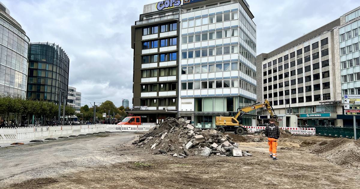 Tuchtinsel: Stadt Düsseldorf begrünt Schandfleck