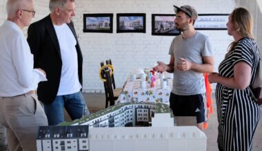 Linke und Immobilienunternehmer treffen sich