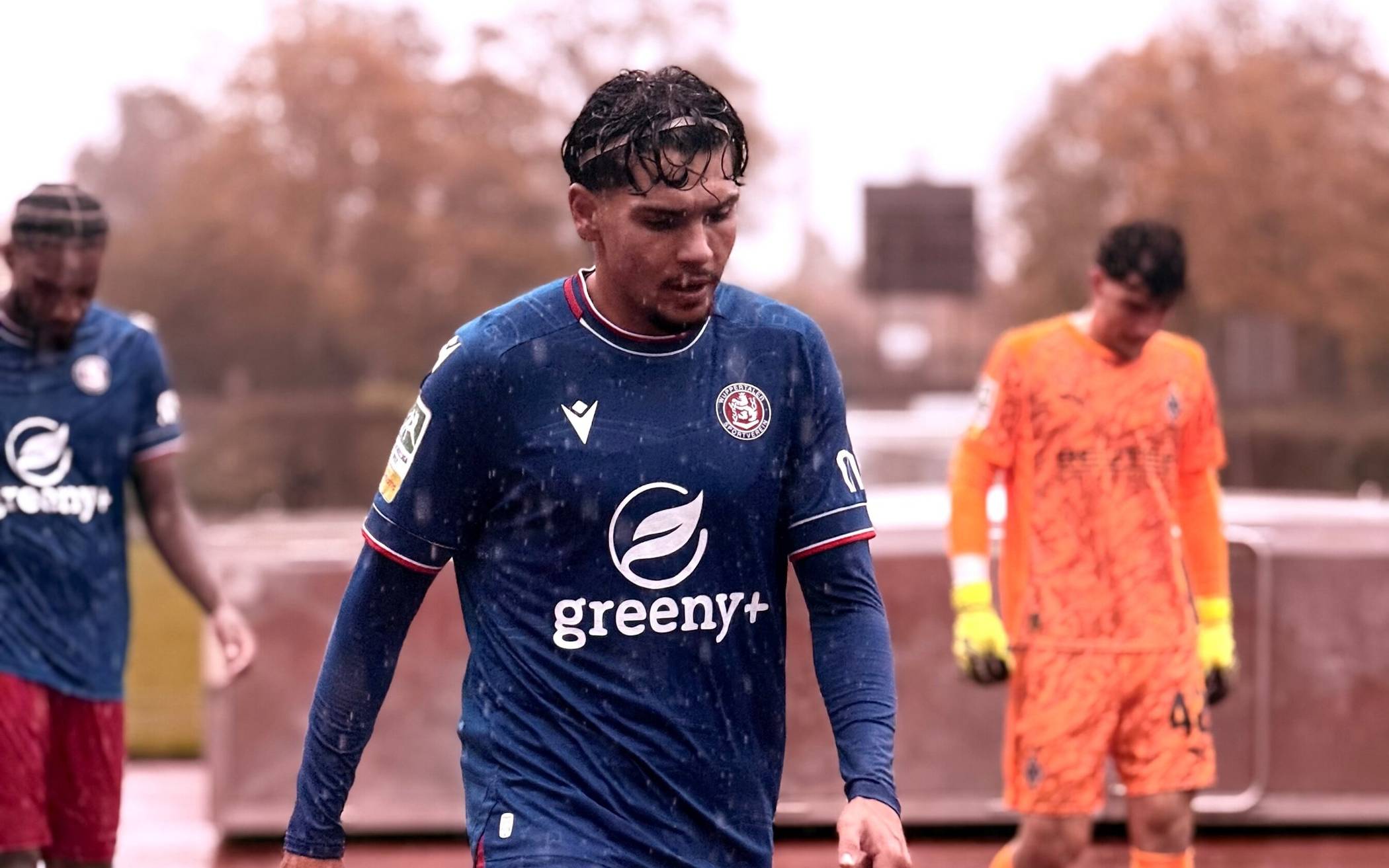  Celal Aydogan erzielte die 1:0-Halbzeitführung für den WSV, doch am Ende stand er mit der Mannschaft im Regen. 