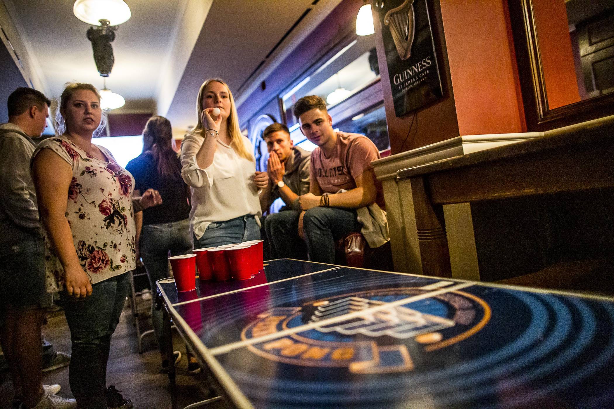 Immer mittwochs lädt die Beerpong Bar zu ihrer Beer Pong Night ein.  Archivfoto: Anne Orthen