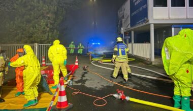 Zwei Leichtverletzte nach Chemieunfall im Landkreis Aschaffenburg