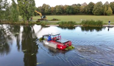 Wasserpest-Mäharbeiten beendet: Bremer Werdersee komplett nutzbar