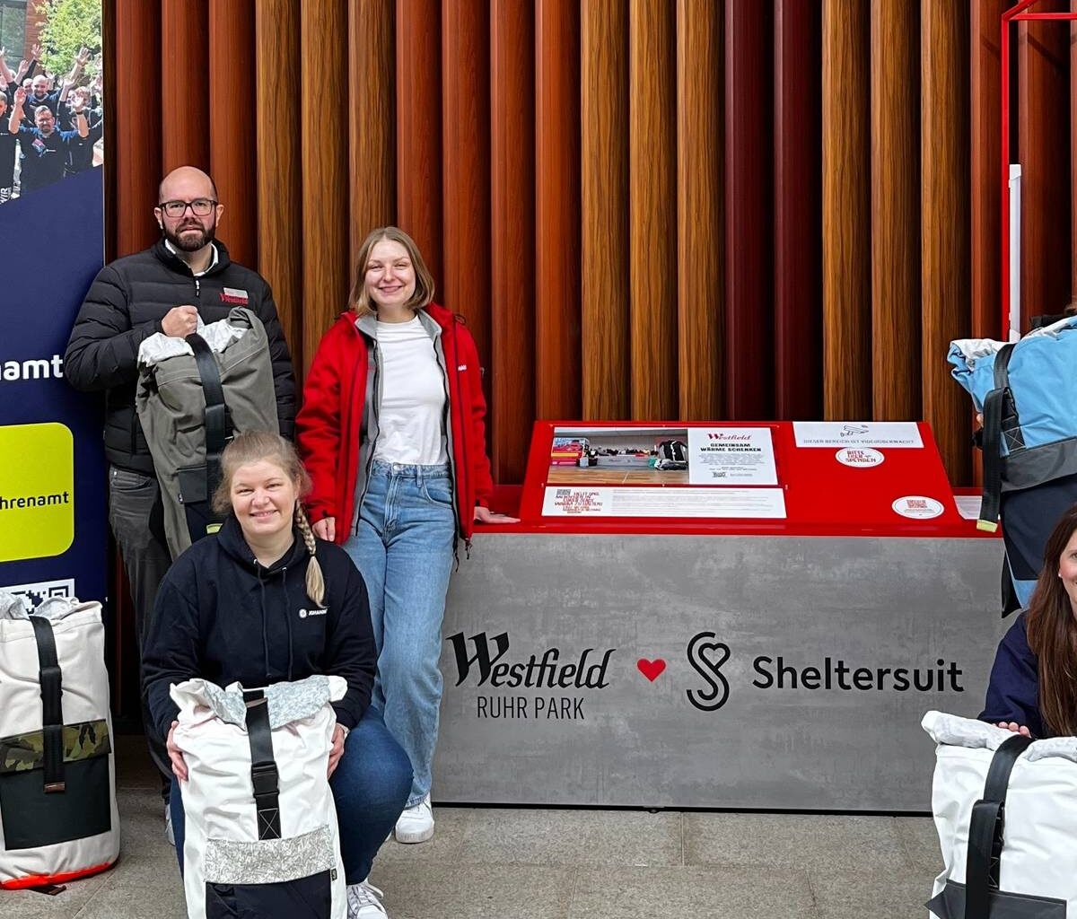 Spendenaktion im Westfield Ruhr Park in Bochum