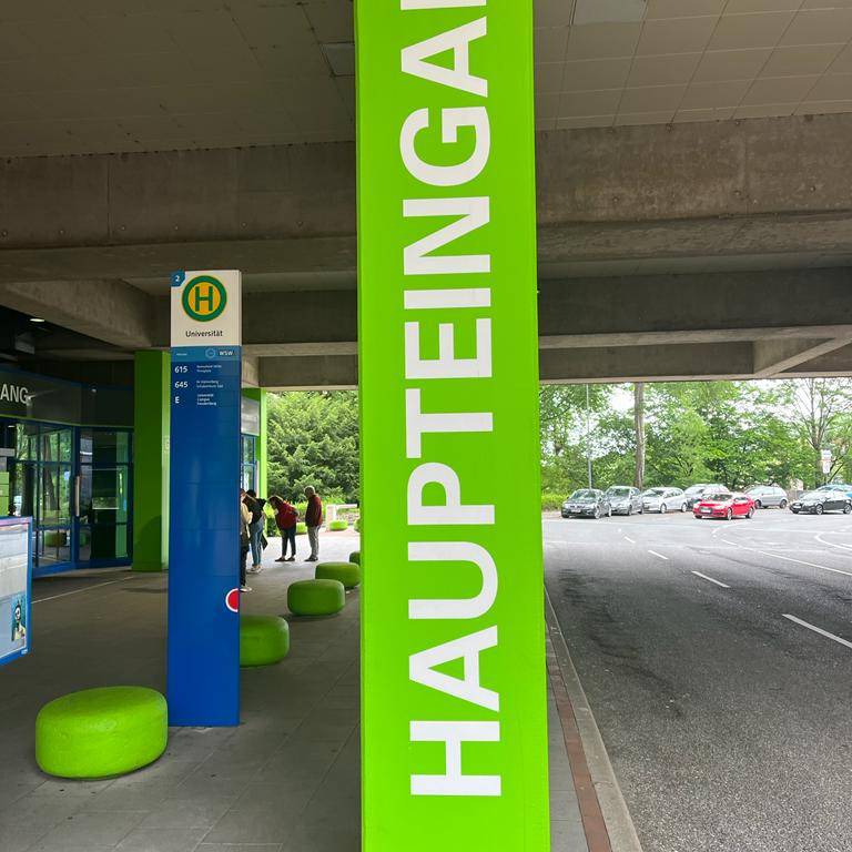 Semesterbeginn an der Uni Wuppertal