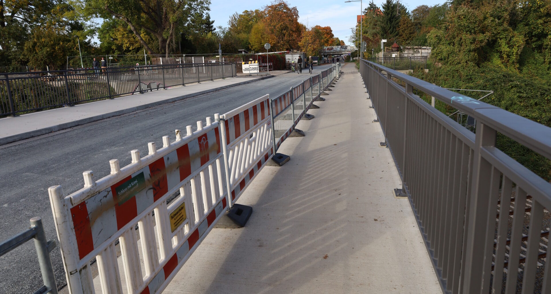 Verkehr über die Brücke in der Wiederitzscher Straße wird freigegeben · Leipziger Zeitung
