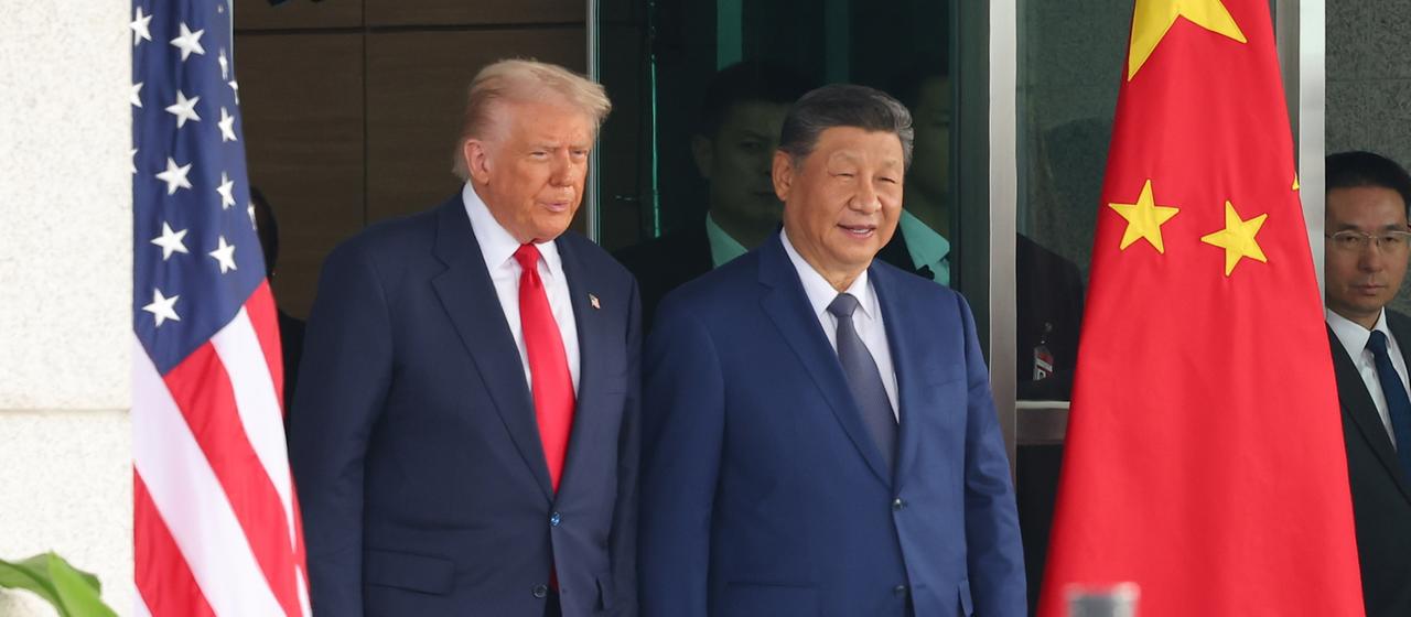 Donald Trump und Xi Jinping 