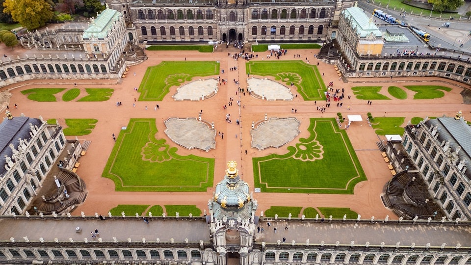 Zwinger in Dresden: Innenhof seit heute wieder komplett zugänglich