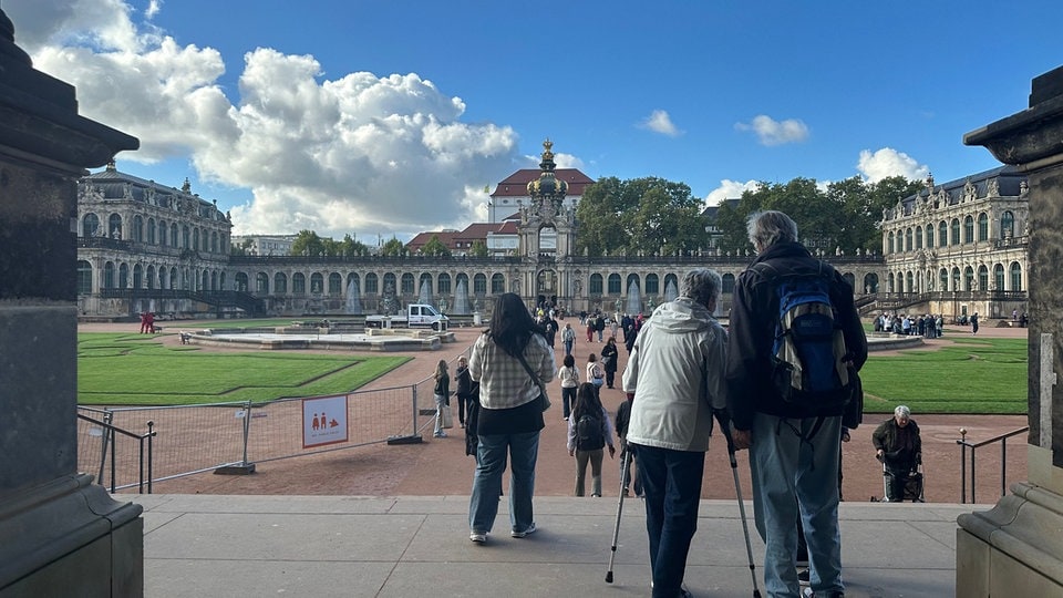 Zwinger in Dresden: Innenhof ab heute wieder komplett zugänglich