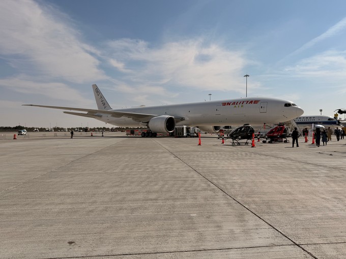 IAI präsentiert ihren Umbaufrachter Boeing 777 ERSF Big Twin.