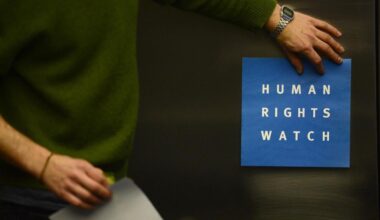 Das Logo der Menschenrechtsorganisation Human Rights Watch