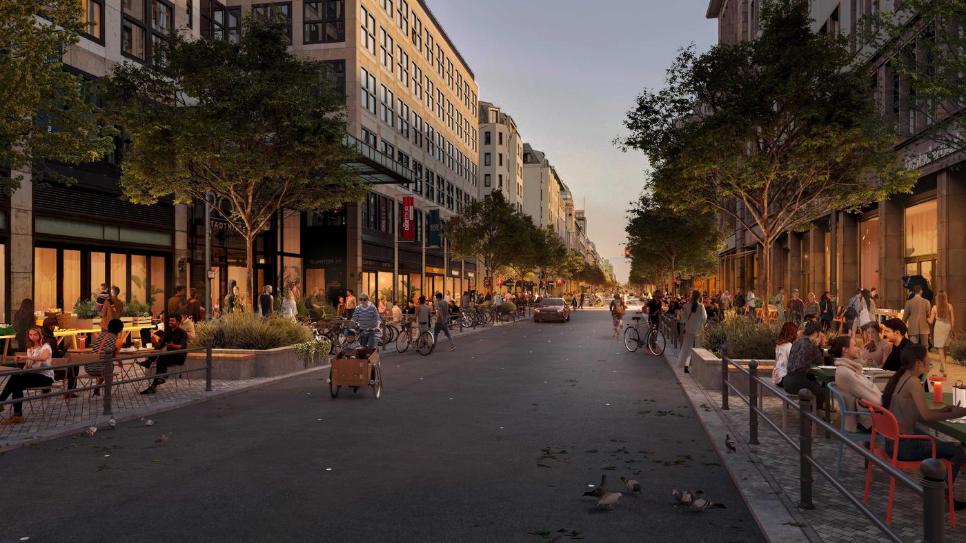 So will der Senat die Friedrichstraße umgestalten