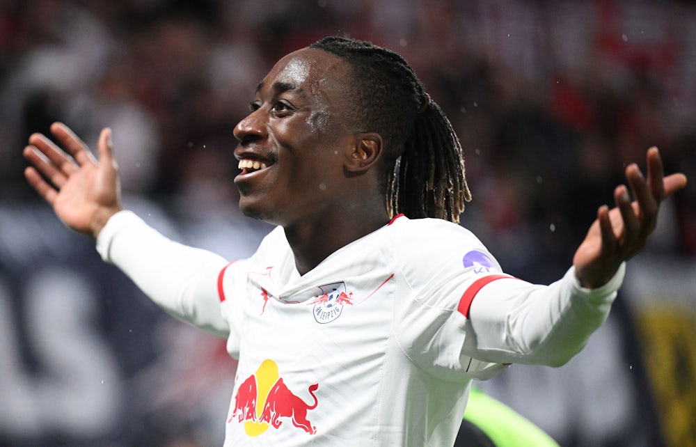 Yan Diomande erzielte das zwischenzeitliche 2:1 für Leipzig.