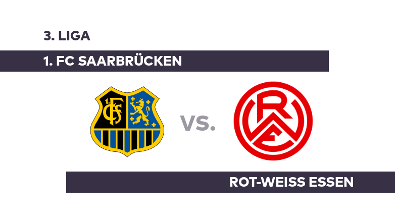 1. FC Saarbrücken - Rot-Weiss Essen: Reißt Saarbrücken das Ruder herum? - 3. Liga