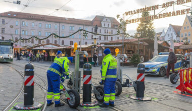 Auf dem Weihnachtsmarkt: Poller werden 40-mal pro Stunde verschoben | Regional