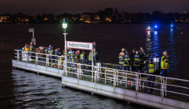 Großeinsatz in Hamburg: Mann in Alster vermisst, Polizei findet Jacke | Regional